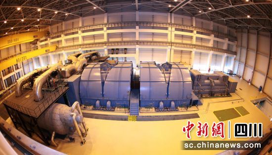 “华龙一号”全球首堆示范工程福清核电汽轮发电机组。AG电投厅电气 供图